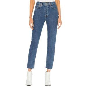 RE/DONE 90s High Rise Ankle Crop Skinny Jeans